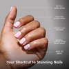 Glamnetic Press On Nails – Short Round, Glossy Fake Nails 30 Pc Full Kit(3 – Pink Pop)