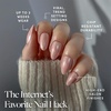 Glamnetic Press On Nails – Short Round, Glossy Fake Nails 30 Pc Full Kit(First Kiss)