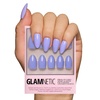 Glamnetic Press On Nails – Short Round, Glossy Fake Nails 30 Pc Full Kit(6 – Periwinkle)