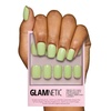 Glamnetic Press On Nails – Short Round, Glossy Fake Nails 30 Pc Full Kit(Light Sage)