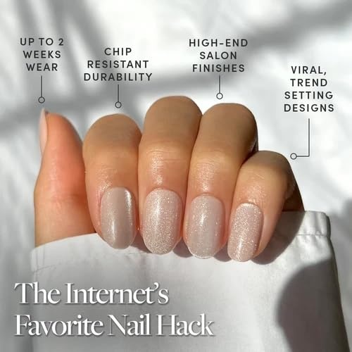 image:imageGlamnetic Press On Nails Short Almond Matte Fake Nails 30 Pc Full KitPure Intentions