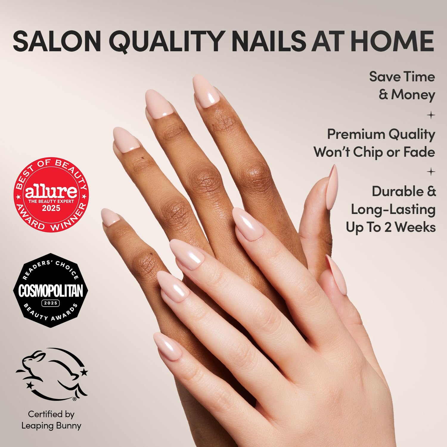 image:imageGlamnetic Press On Nails Short Oval Velvet Fake Nails 30 Pc Full Kit3S Los Angeles