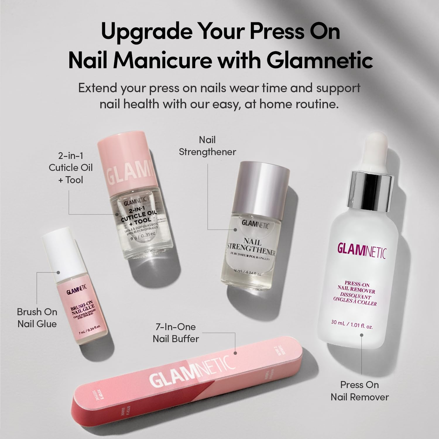 image:imageGlamnetic Press On Nails Short Oval Velvet Fake Nails 30 Pc Full Kit3Z Not Your CinderElla