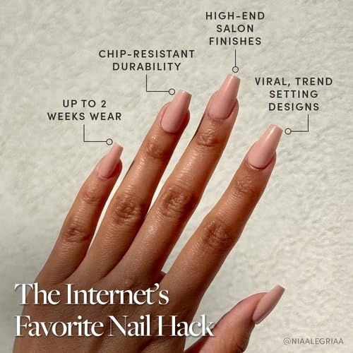image:imageGlamnetic Press On Nails Short Oval Velvet Fake Nails 30 Pc Full Kit5A Exposed