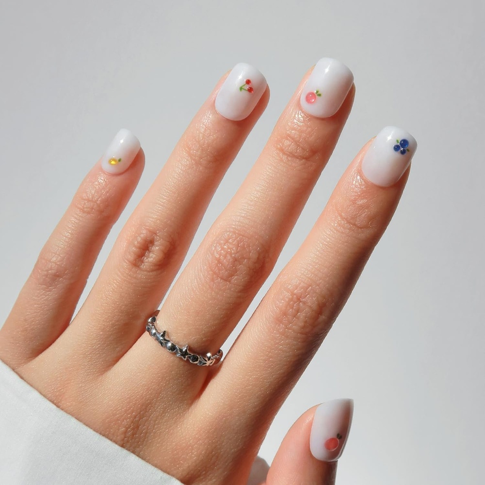 image:imageGlamnetic Press On Nails Short Almond Glossy Fake Nails 30 Pc Full Kit5A Sweet Picks
