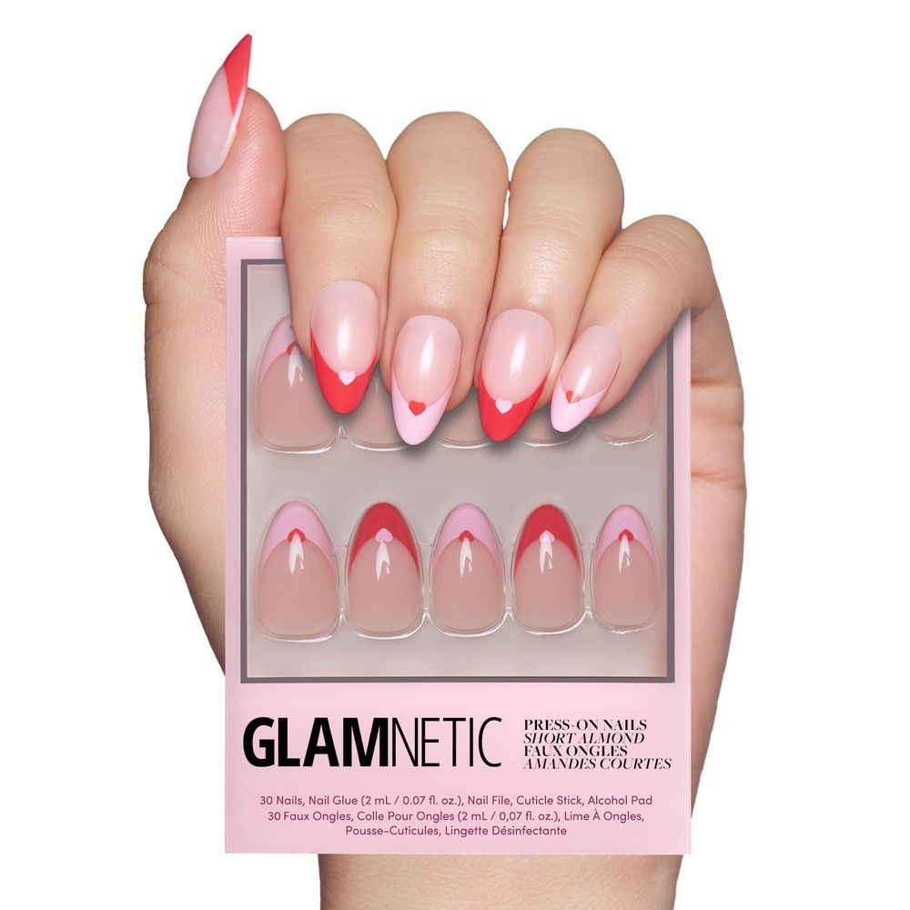 image:imageGlamnetic Press On Nails Short Almond Glossy Fake Nails 30 Pc Full Kit5S Pure Hearted