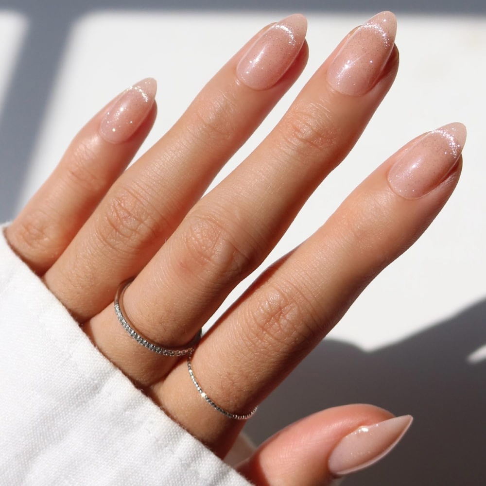 image:imageGlamnetic Press On Nails Short Oval Velvet Fake Nails 30 Pc Full Kit3Z Not Your CinderElla