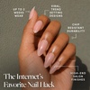 Glamnetic Press On Nails – Medium Square, Glossy Fake Nails 30 Pc Full Kit(Cloud 9 – Light Pink Solid)