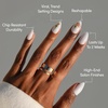 Glamnetic Press On Nails – Short Almond, Glossy Fake Nails 30 Pc Full Kit(1N – Floral Glow)