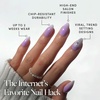 Glamnetic Press On Nails – Short Almond, Glossy Fake Nails 30 Pc Full Kit(1O – Lilac Reef)