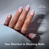 Glamnetic Press On Nails – Short Almond, Glossy Fake Nails 30 Pc Full Kit(2K – Summer Fresco)