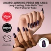 Glamnetic Press On Nails – Short Almond, Matte Fake Nails 30 Pc Full Kit(2A – Mystic Topaz)
