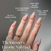 Glamnetic Press On Nails – Short Almond, Matte Fake Nails 30 Pc Full Kit(4C – Goal Getter)