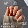 Glamnetic Press On Nails – Short Almond, Matte Fake Nails 30 Pc Full Kit(4M – Maple Glaze)
