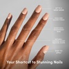 Glamnetic Press On Nails – Short Almond, Velvet Fake Nails 30 Pc Full Kit(1 – FOR THE “IT” GIRLS)
