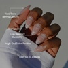 Glamnetic Press On Nails – Short Almond, Velvet Fake Nails 30 Pc Full Kit(2J – Soulmate Energy)