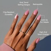 Glamnetic Press On Nails – Short Almond, Velvet Fake Nails 30 Pc Full Kit(2M – Shine For You)