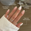 Glamnetic Press On Nails – Short Almond, Velvet Fake Nails 30 Pc Full Kit(2R – Lovey Dovey)