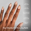 Glamnetic Press On Nails – Short Almond, Velvet Fake Nails 30 Pc Full Kit(5 – I AM A RICH MAN?)