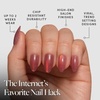 Glamnetic Press On Nails – Short Oval, Velvet Fake Nails 30 Pc Full Kit(3I – Rosé)