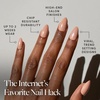 Glamnetic Press On Nails – Short Oval, Velvet Fake Nails 30 Pc Full Kit(3S – Los Angeles)