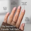 Glamnetic Press On Nails – Short Round, Glossy Fake Nails 30 Pc Full Kit(1B – Doll Cheeks)