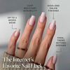 Glamnetic Press On Nails – Short Round, Glossy Fake Nails 30 Pc Full Kit(1G – Blush Dream)