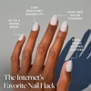 Glamnetic Press On Nails – Short Round, Glossy Fake Nails 30 Pc Full Kit(4E – Clean Girl)