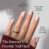 Glamnetic Press On Nails – Short Round, Glossy Fake Nails 30 Pc Full Kit(4F – Milk Bath)