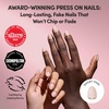 Glamnetic Press On Nails – Short Round, Glossy Fake Nails 30 Pc Full Kit(5C – Glam Goals)