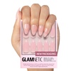Glamnetic Press On Nails – Medium Square, Glossy Fake Nails 30 Pc Full Kit(Cloud 9 – Light Pink Solid)