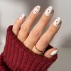 Glamnetic Press On Nails – Short Almond, Matte Fake Nails 30 Pc Full Kit(2B – Ace Of Hearts)