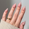 Glamnetic Press On Nails – Short Almond, Matte Fake Nails 30 Pc Full Kit(4C – Goal Getter)