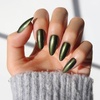 Glamnetic Press On Nails – Short Almond, Matte Fake Nails 30 Pc Full Kit(4G – Cutie Pine)