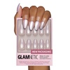 Glamnetic Press On Nails – Short Almond, Matte Fake Nails 30 Pc Full Kit(4J – Selenite)