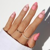 Glamnetic Press On Nails – Short Almond, Matte Fake Nails 30 Pc Full Kit(4K – Matte In Love)
