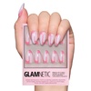 Glamnetic Press On Nails – Short Almond, Matte Fake Nails 30 Pc Full Kit(4P – Better Half)