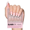 Glamnetic Press On Nails – Short Almond, Velvet Fake Nails 30 Pc Full Kit(2A – All Time Love)