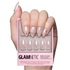 Glamnetic Press On Nails – Short Almond, Velvet Fake Nails 30 Pc Full Kit(2G – First Dance)